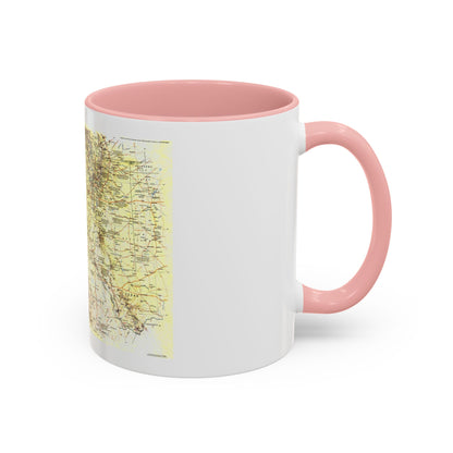 USA - Southwest 1 (1982) (Map) Accent Coffee Mug