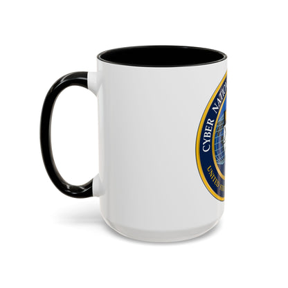 Cyber National Mission Force (U.S. Army) Accent Coffee Mug