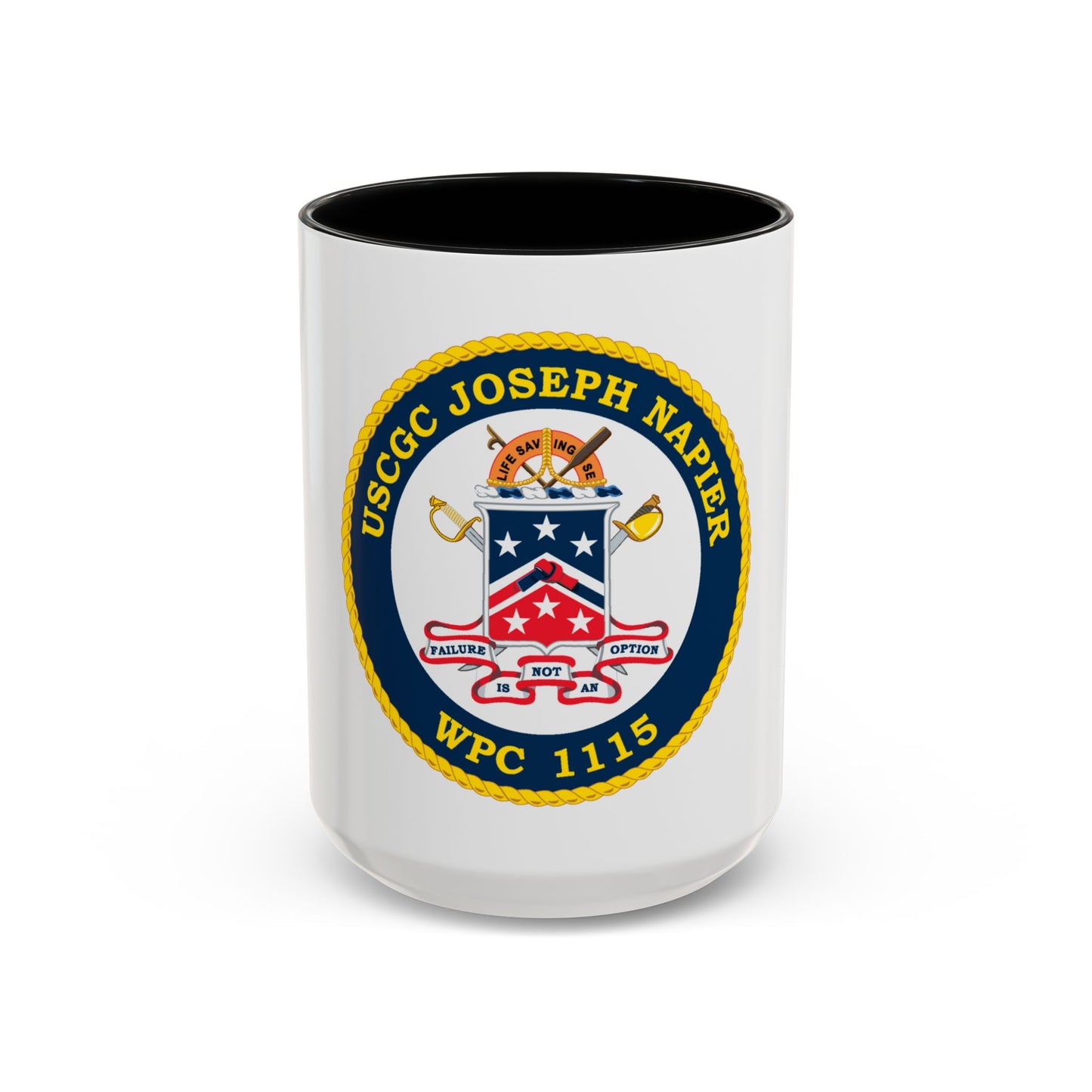 USCGC Joseph Napier WPC 115 (U.S. Coast Guard) Accent Coffee Mug