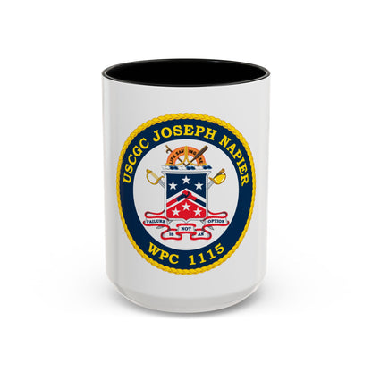 USCGC Joseph Napier WPC 115 (U.S. Coast Guard) Accent Coffee Mug