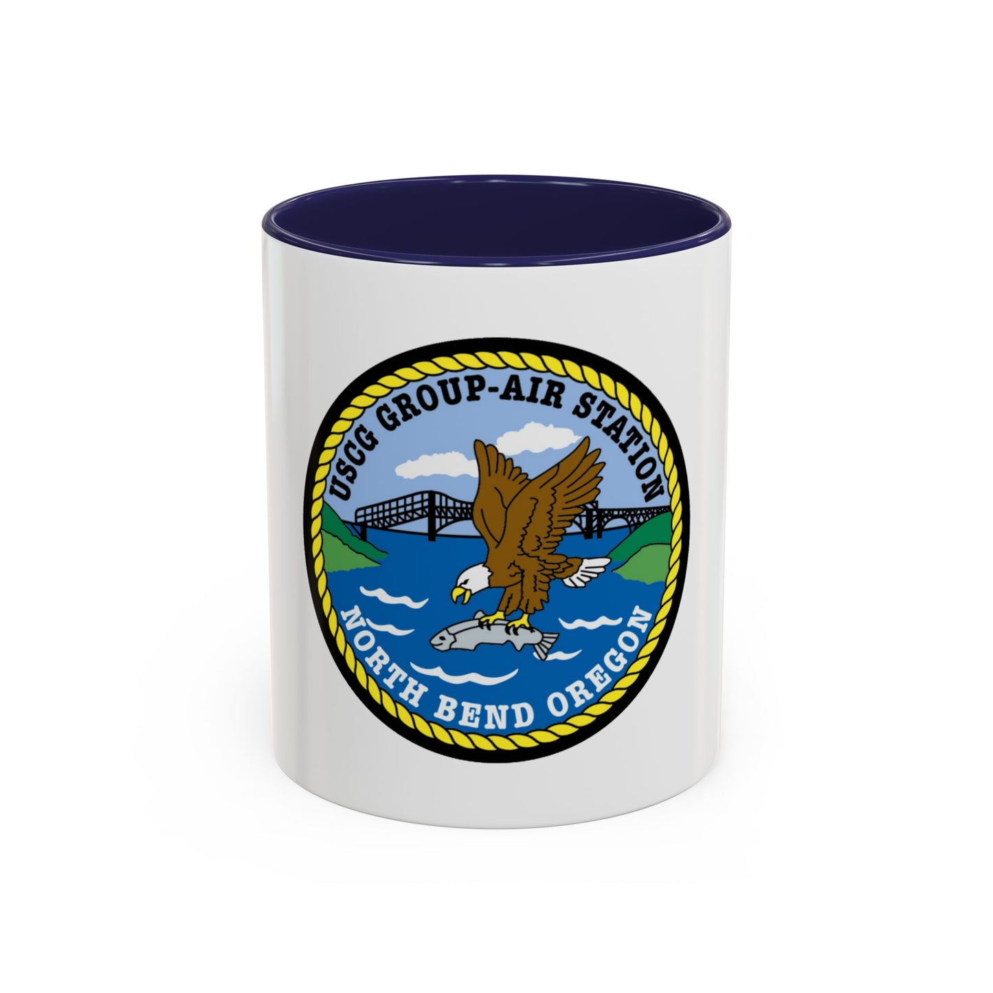 USCG Group Air Station North Bend (U.S. Coast Guard) Accent Coffee Mug