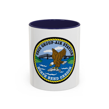 USCG Group Air Station North Bend (U.S. Coast Guard) Accent Coffee Mug