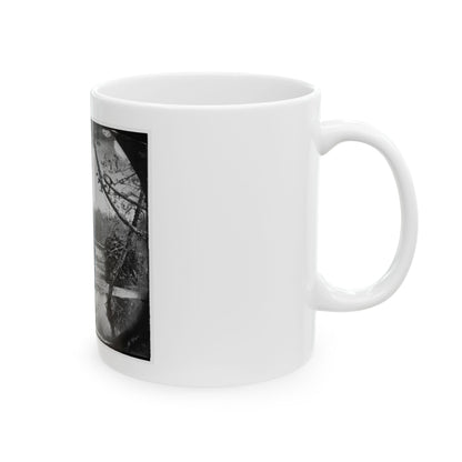 Chickahominy River, Va.  Bridge On Mechanicsville Road (U.S. Civil War) White Coffee Mug