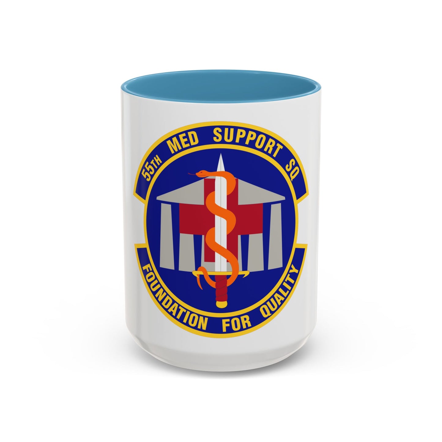 55th Medical Support Squadron (U.S. Air Force) Accent Coffee Mug
