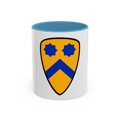 US 2nd Cavalry Division (U.S. Army) Accent Coffee Mug