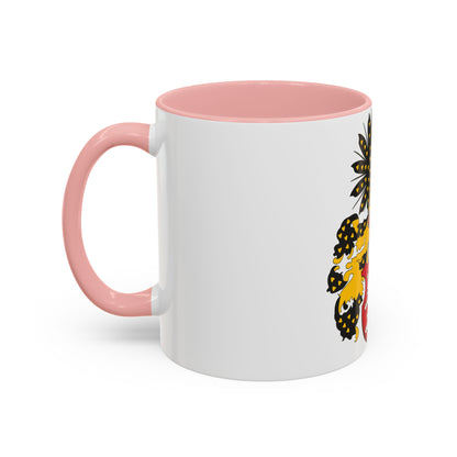 Coat of arms of the Kingdom of Bohemia - Accent Coffee Mug