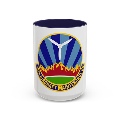 432d Aircraft Maintenance Squadron (U.S. Air Force) Accent Coffee Mug