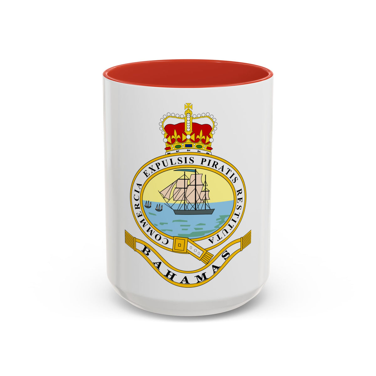 Emblem of the Bahamas (1869-1904; 1953-1964) - Accent Coffee Mug