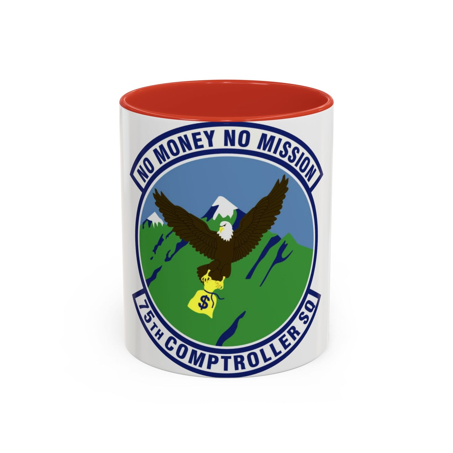 75th Comptroller Squadron (U.S. Air Force) Accent Coffee Mug