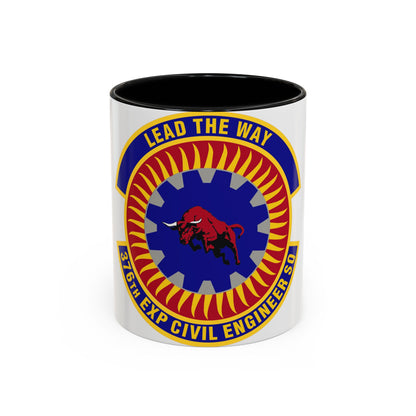376th Expeditionary Civil Engineer Squadron (U.S. Air Force) Accent Coffee Mug