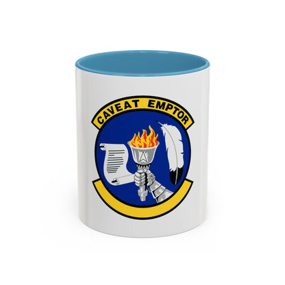 319 Contracting Squadron ACC (U.S. Air Force) Accent Coffee Mug