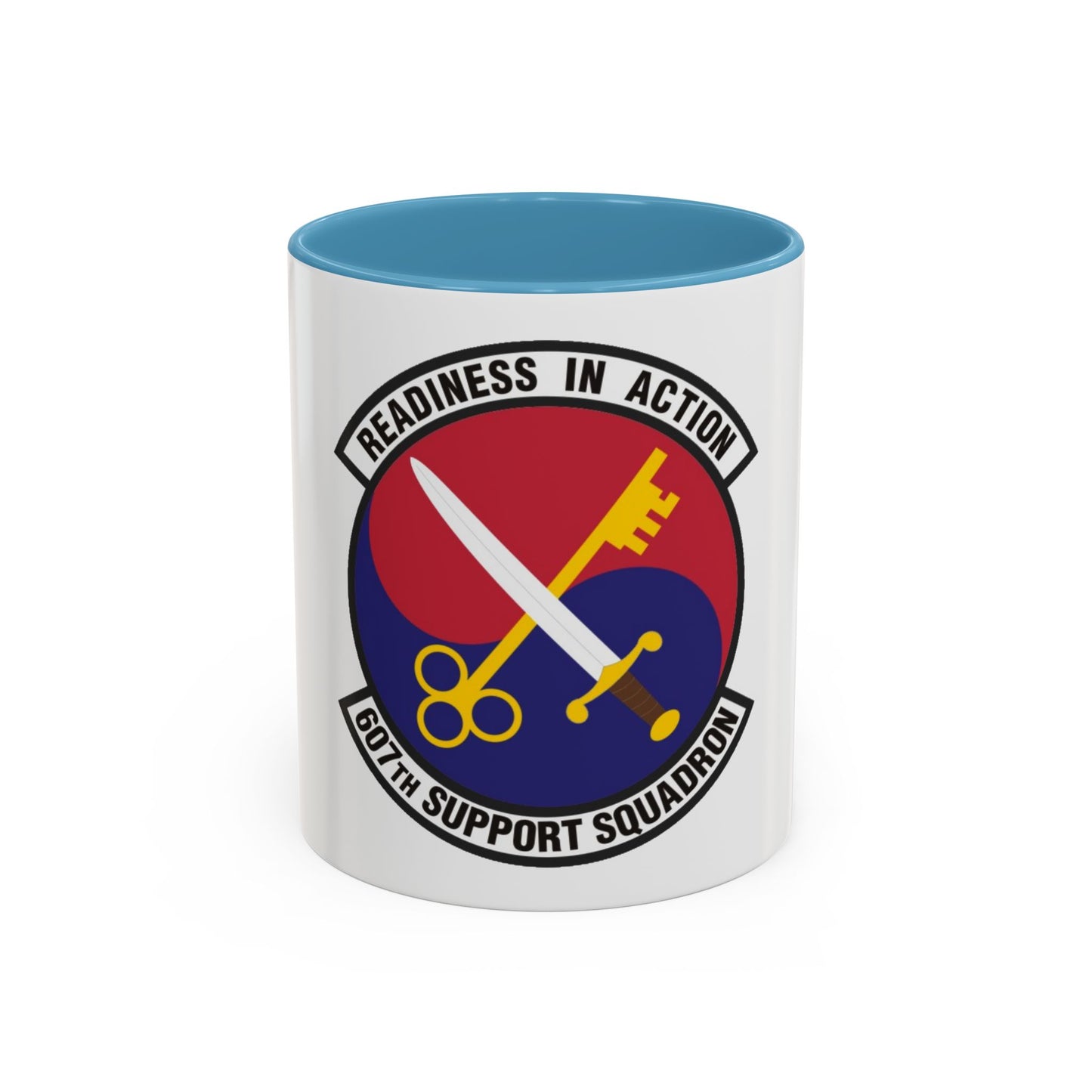 607th Support Squadron (U.S. Air Force) Accent Coffee Mug