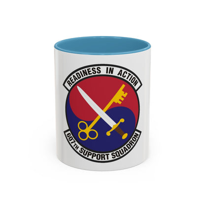 607th Support Squadron (U.S. Air Force) Accent Coffee Mug