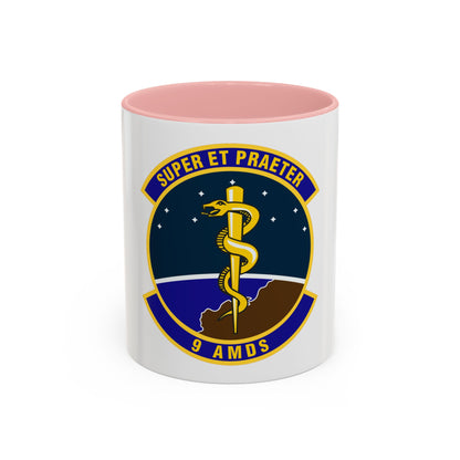 9th Aerospace Medicine Squadron (U.S. Air Force) Accent Coffee Mug