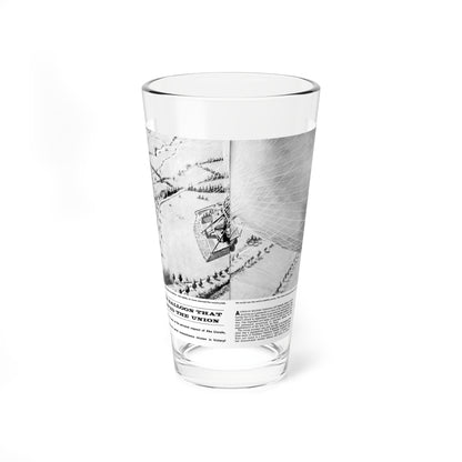 The Balloon That Saved The Union, Man's Best, June 1966 (Magazine Illustration) Pint Glass 16oz