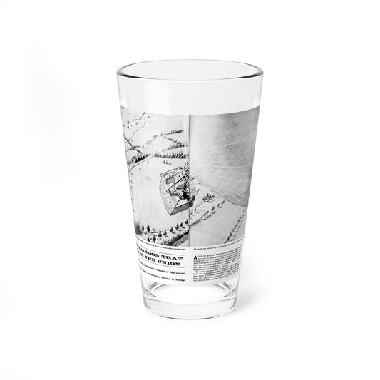 The Balloon That Saved The Union, Man's Best, June 1966 (Magazine Illustration) Pint Glass 16oz