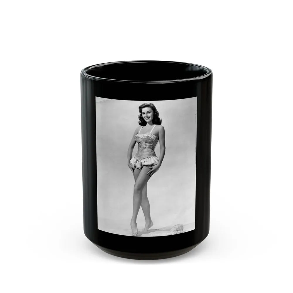 Elaine Stewart #115 (Vintage Female Icon) Black Coffee Mug-15oz-Go Mug Yourself