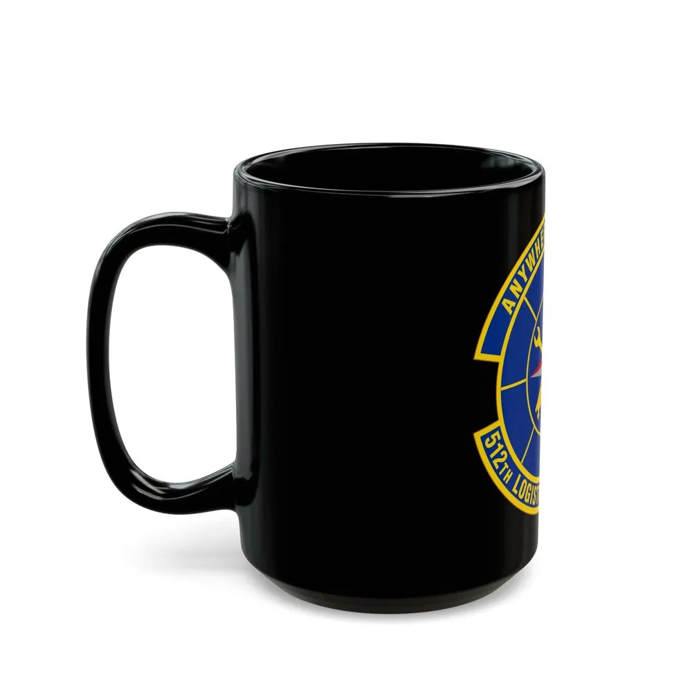 512 Logistics Readiness Squadron AFRC (U.S. Air Force) Black Coffee Mug-Go Mug Yourself