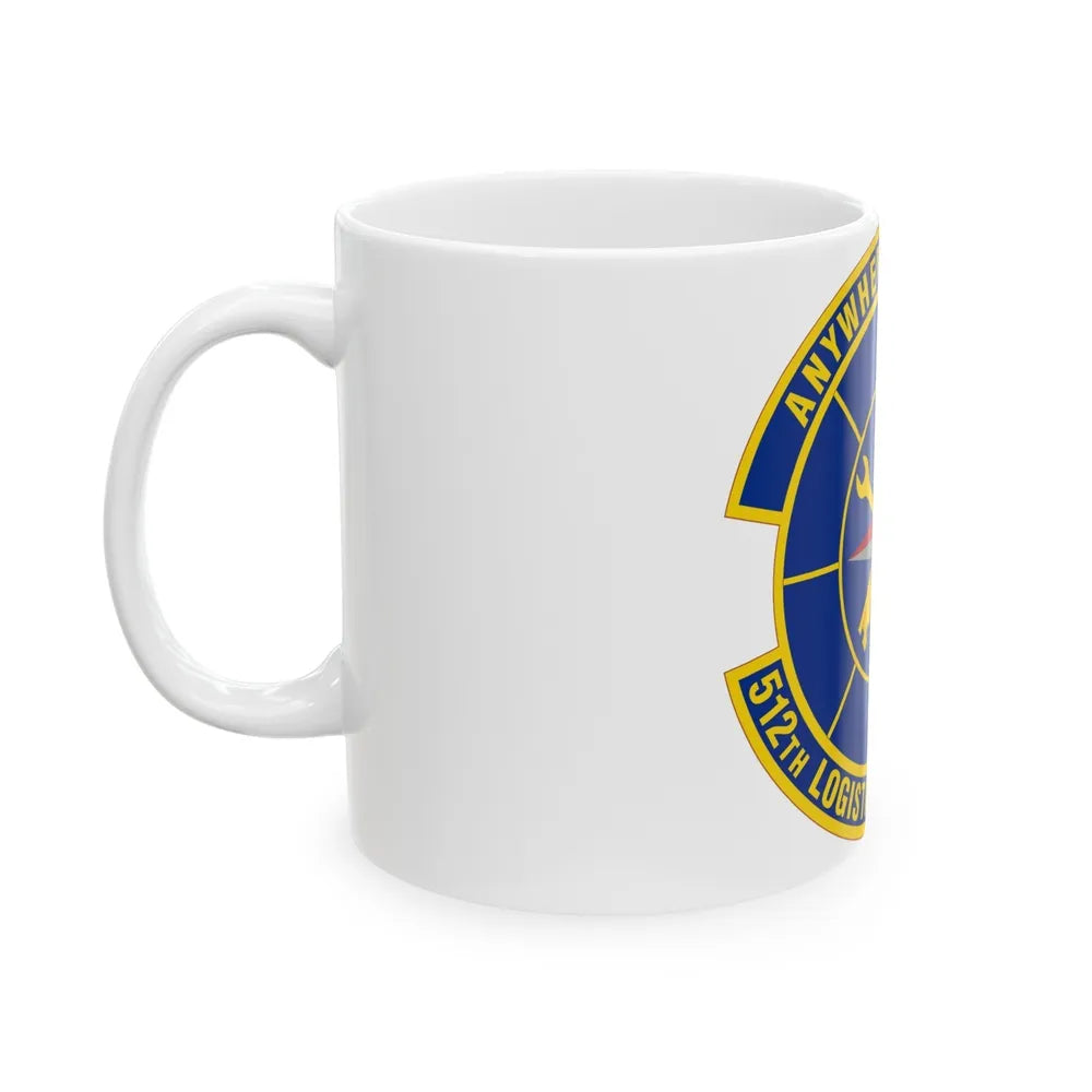 512 Logistics Readiness Squadron AFRC (U.S. Air Force) White Coffee Mug-Go Mug Yourself