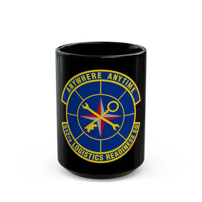512 Logistics Readiness Squadron AFRC (U.S. Air Force) Black Coffee Mug 15oz - Go Mug Yourself