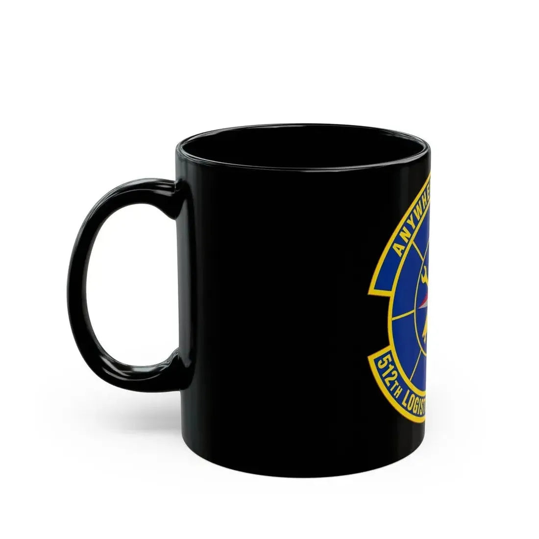 512 Logistics Readiness Squadron AFRC (U.S. Air Force) Black Coffee Mug - Go Mug Yourself