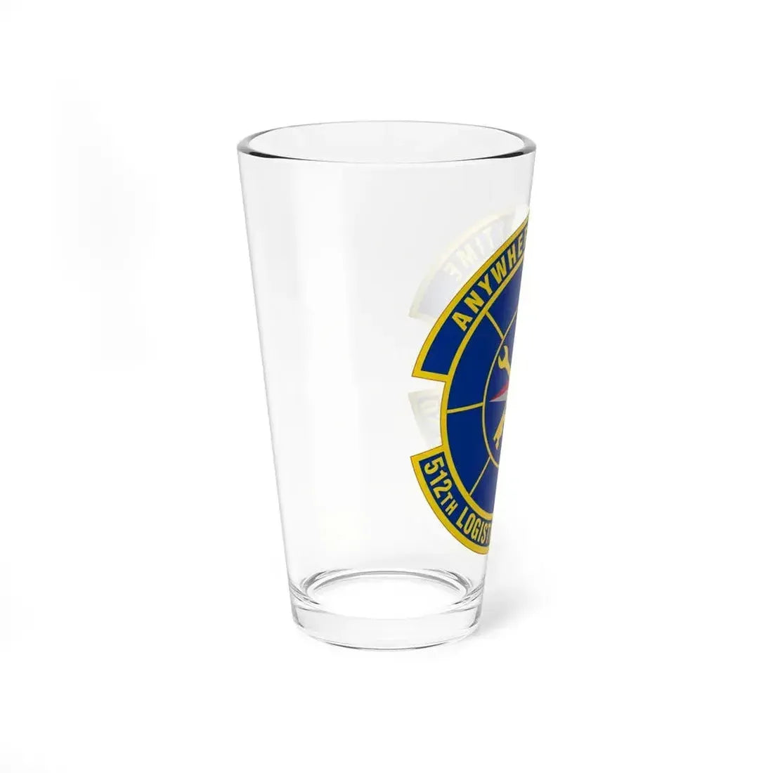 512 Logistics Readiness Squadron AFRC (U.S. Air Force) Pint Glass 16oz - Go Mug Yourself