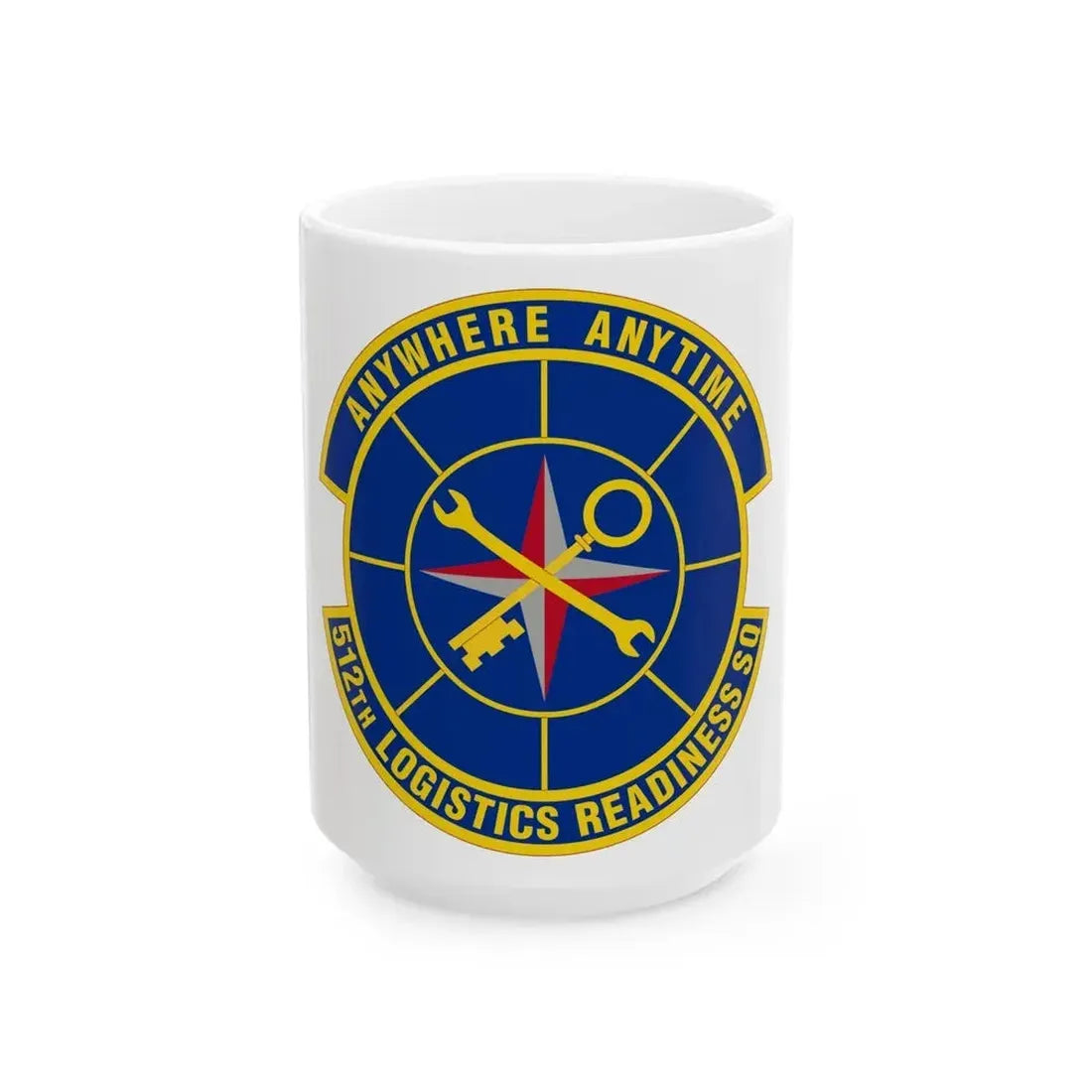 512 Logistics Readiness Squadron AFRC (U.S. Air Force) White Coffee Mug 15oz - Go Mug Yourself