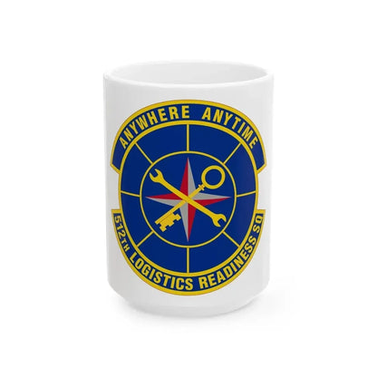 512 Logistics Readiness Squadron AFRC (U.S. Air Force) White Coffee Mug 15oz - Go Mug Yourself