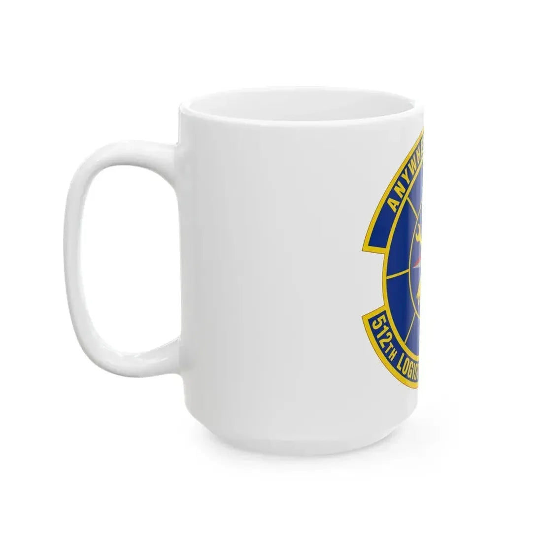 512 Logistics Readiness Squadron AFRC (U.S. Air Force) White Coffee Mug - Go Mug Yourself