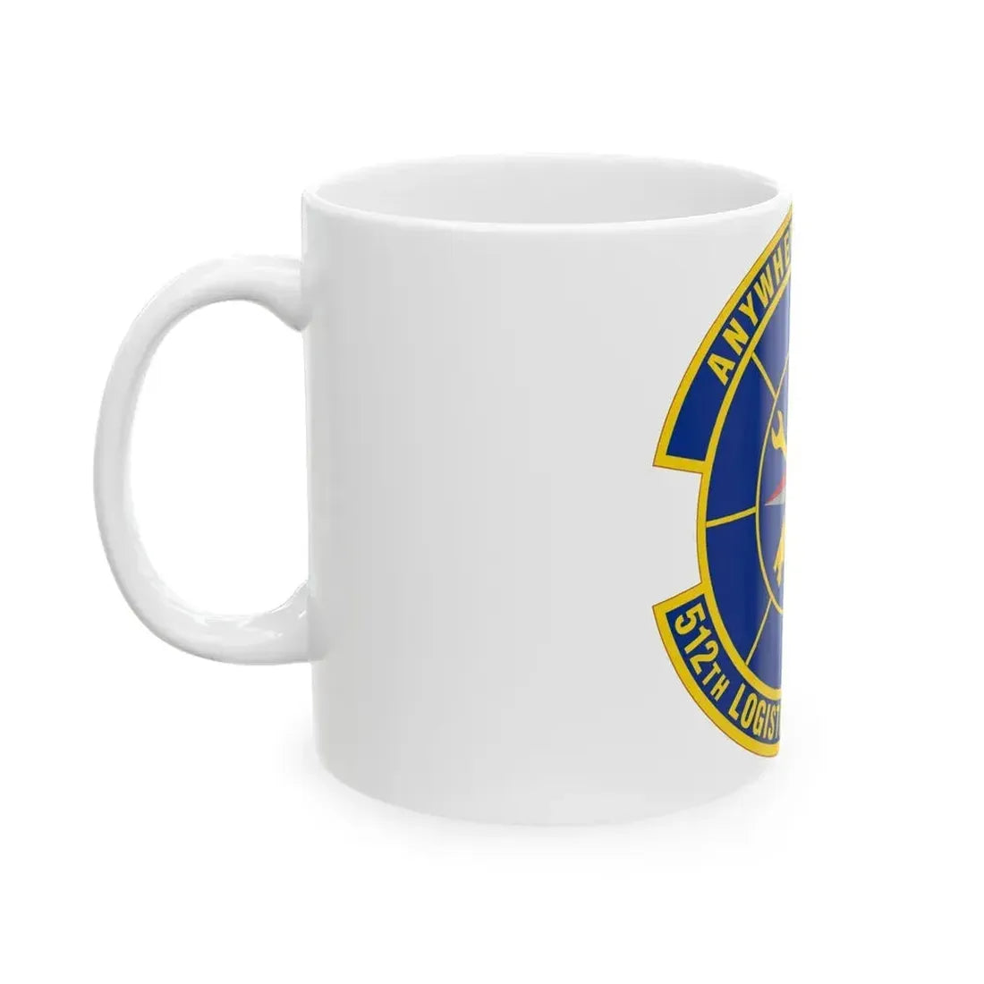 512 Logistics Readiness Squadron AFRC (U.S. Air Force) White Coffee Mug - Go Mug Yourself