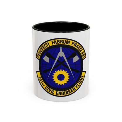 231st Civil Engineer Flight (U.S. Air Force) Accent Coffee Mug