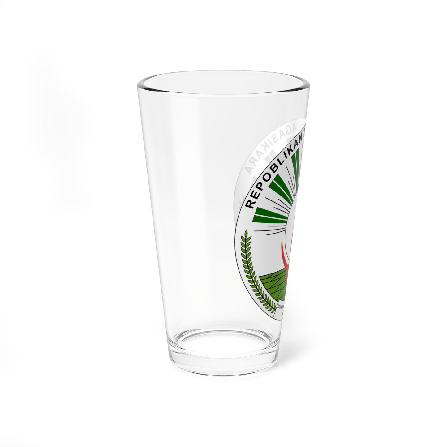 Seal of Madagascar 1993-1998 (Madagascar) (Coat of Arms) Pint Glass 16oz