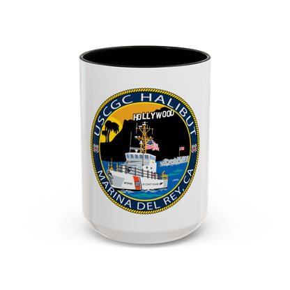 USCG Halibut Marina Del Ray CA (U.S. Coast Guard) Accent Coffee Mug