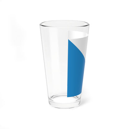 Flag of Canton of Zurich (Switzerland) Pint Glass 16oz