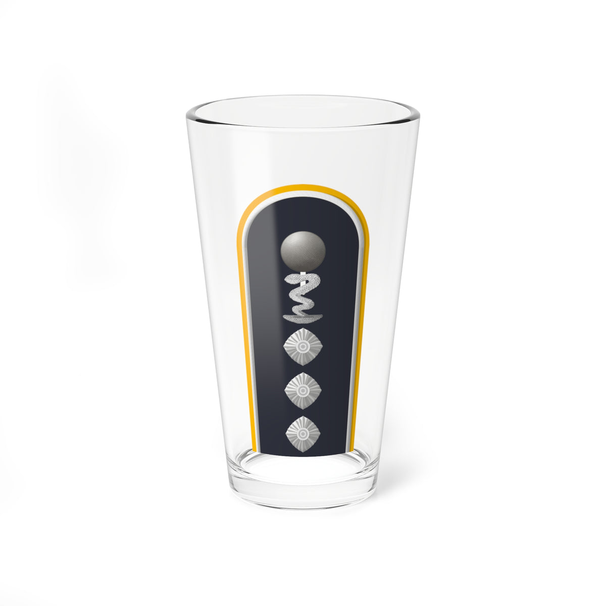 LD B 43d Stabsapotheker PH L (Military Rank) Pint Glass 16oz