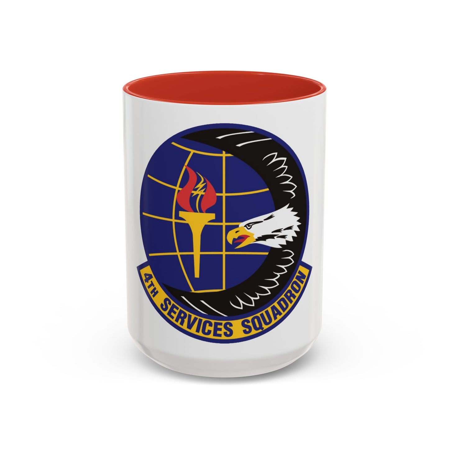 4th Services Squadron (U.S. Air Force) Accent Coffee Mug
