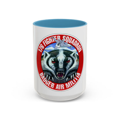 176th Fighter Squadron (U.S. Air Force) Accent Coffee Mug