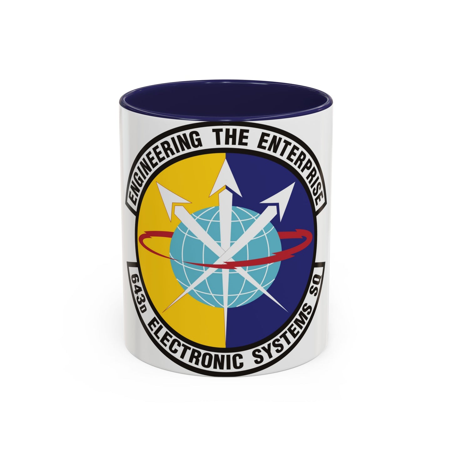 643d Electronic Systems Squadron (U.S. Air Force) Accent Coffee Mug