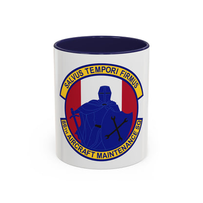 86th Aircraft Maintenance Squadron (U.S. Air Force) Accent Coffee Mug