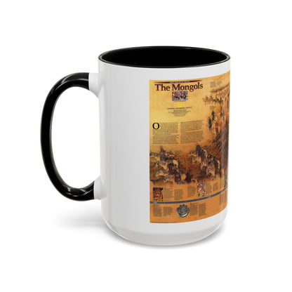 Mongols, The (1996) (Map) Accent Coffee Mug