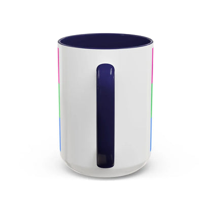 Polysexuality Pride Flag - Accent Coffee Mug-Go Mug Yourself