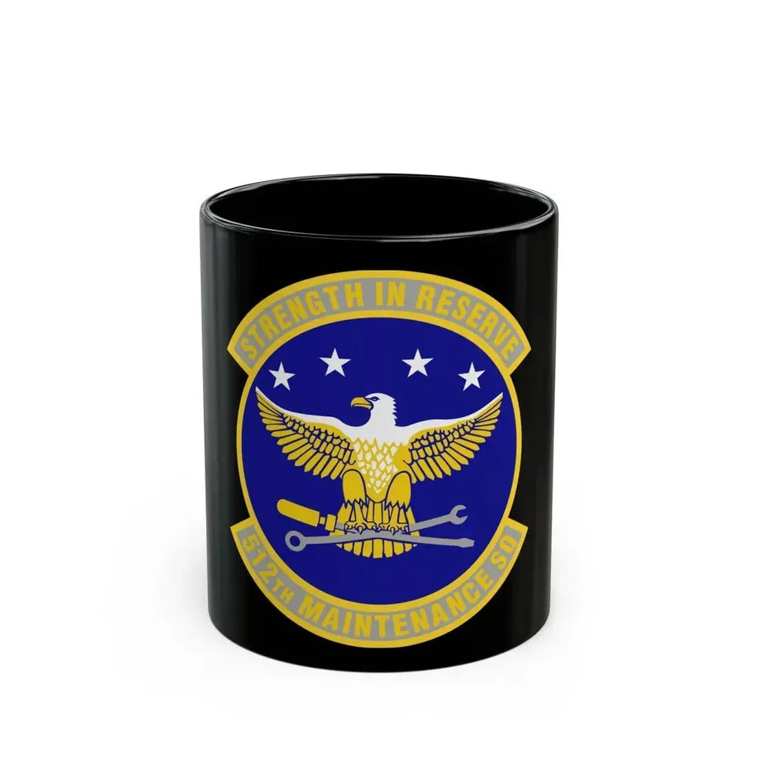 512th Maintenance Squadron (U.S. Air Force) Black Coffee Mug 11oz - Go Mug Yourself