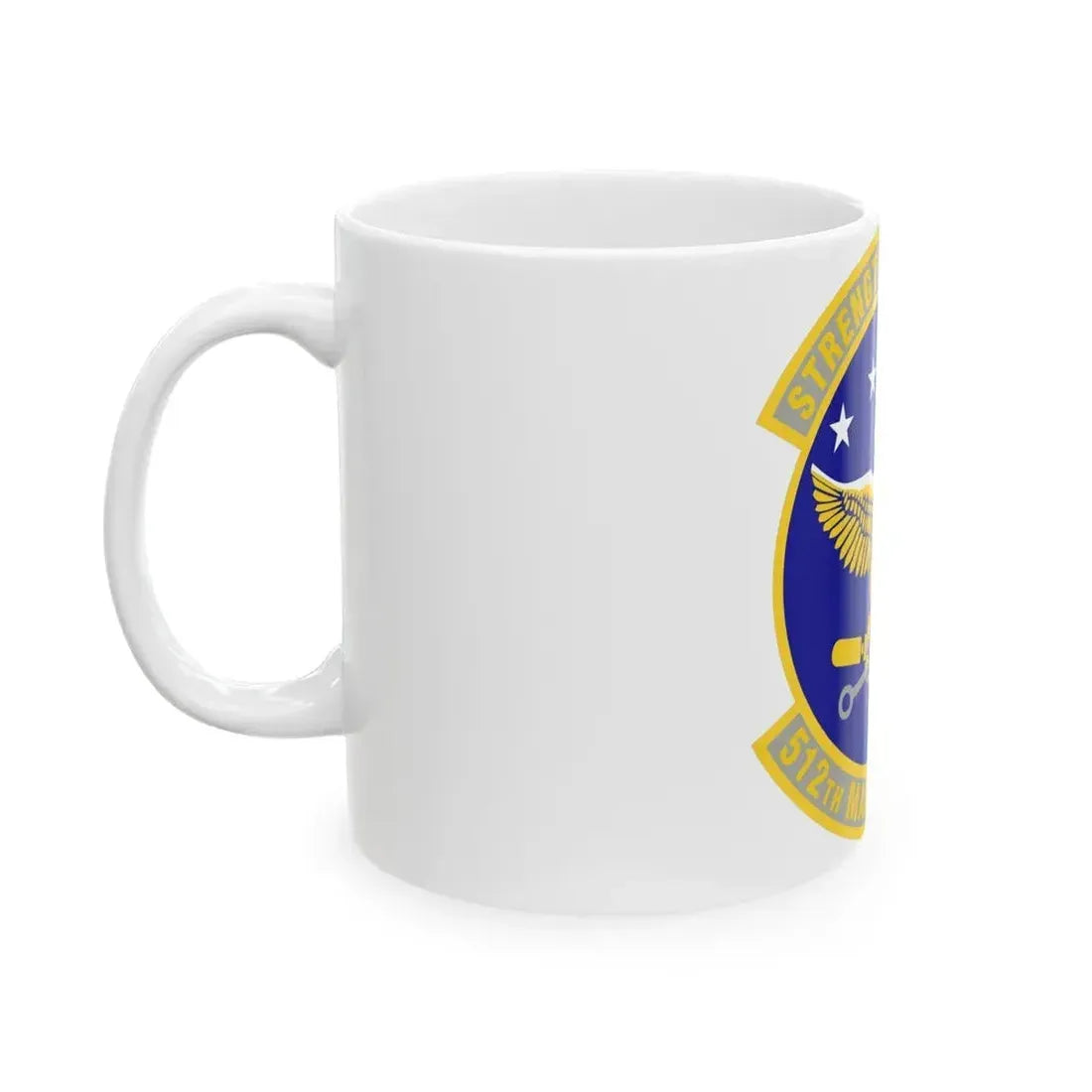 512th Maintenance Squadron (U.S. Air Force) White Coffee Mug - Go Mug Yourself