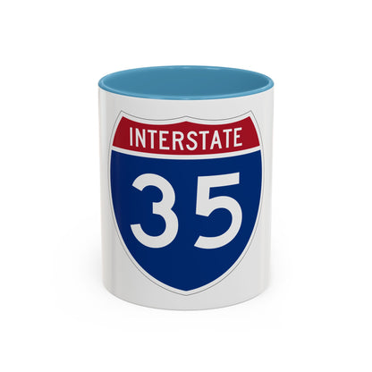 Interstate 35 (U.S. Highways) Accent Coffee Mug