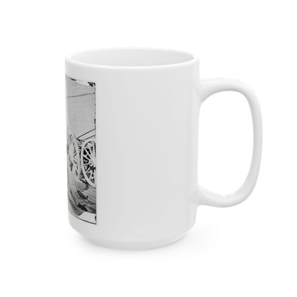 Unknown Location. Parrott Gun (U.S. Civil War) White Coffee Mug