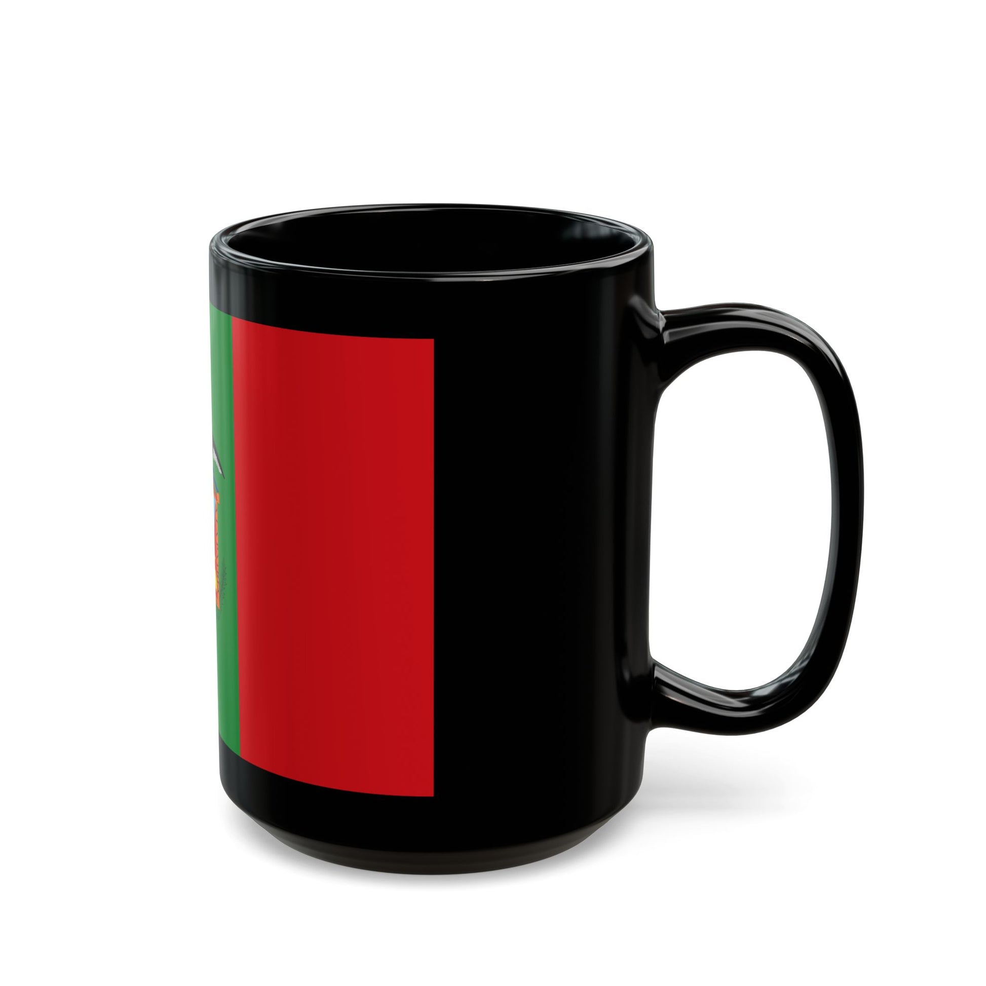 Flag of Moquegua capital of the Moquegua Region Peru - Black Coffee Mug-Go Mug Yourself