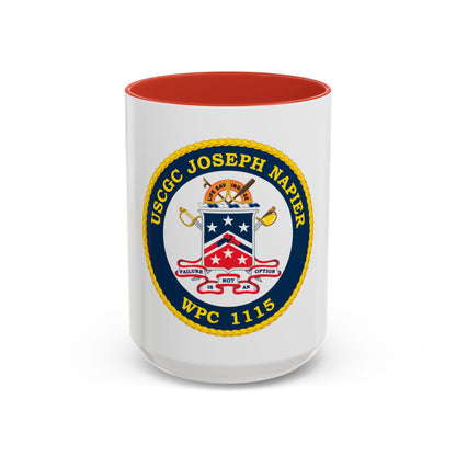USCGC Joseph Napier WPC 115 (U.S. Coast Guard) Accent Coffee Mug