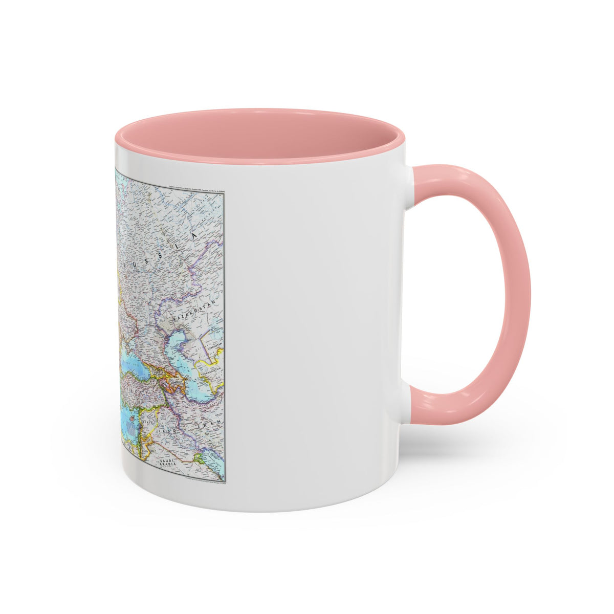 Europe (1992) (Map) Accent Coffee Mug