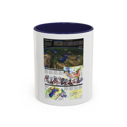 Caspian Sea (1999) (Map) Accent Coffee Mug
