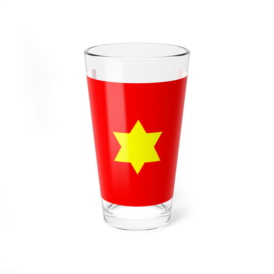 Flag of Xinjiang-Shicai 2 (China) Pint Glass 16oz